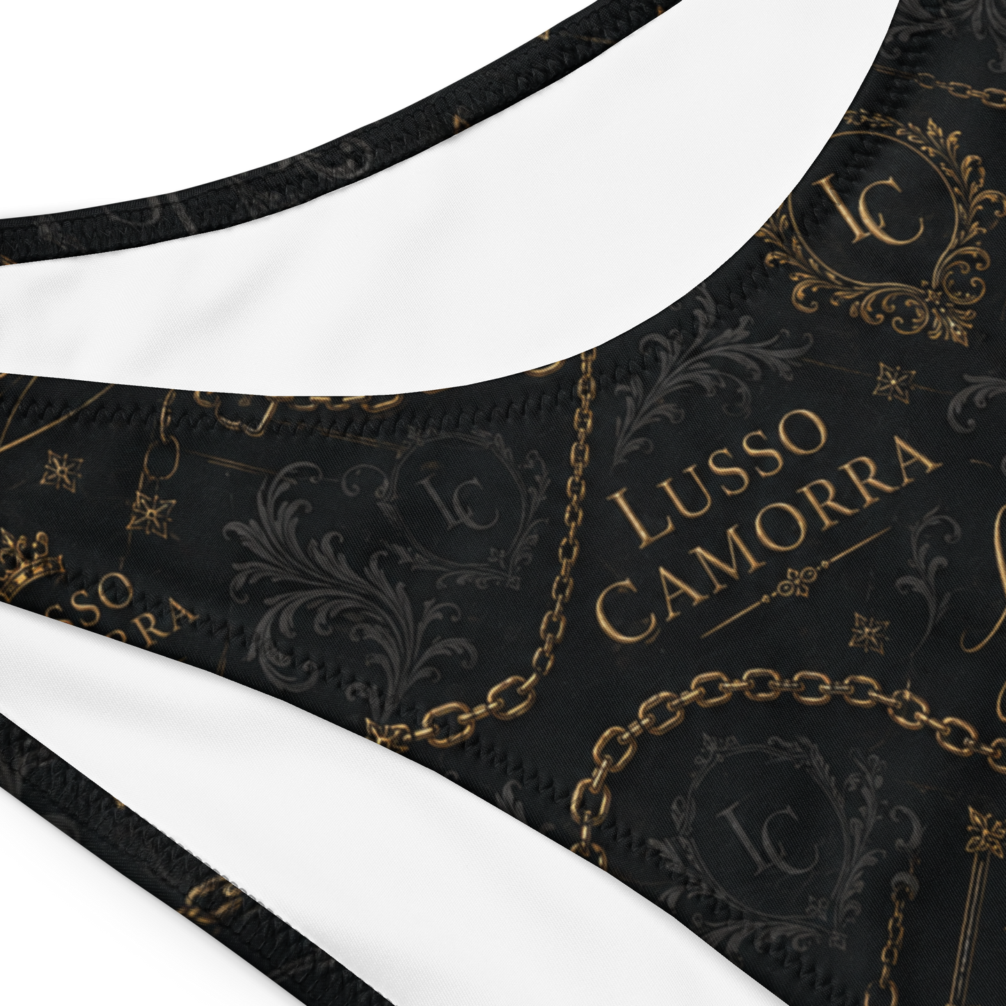 Lusso Camorra Bandeau Bikini, white, product detail view 2