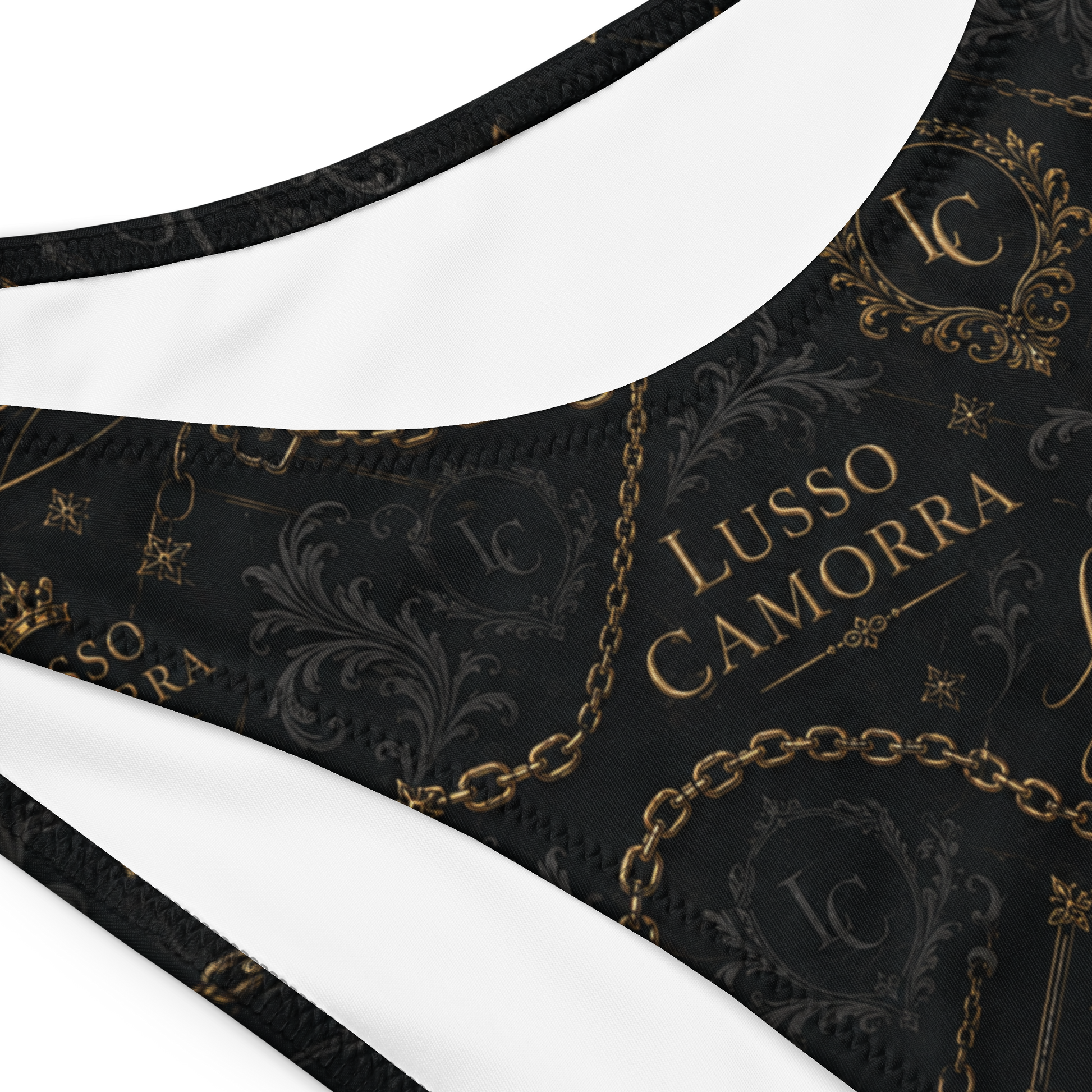 Lusso Camorra Bandeau Bikini, white, product detail view 2