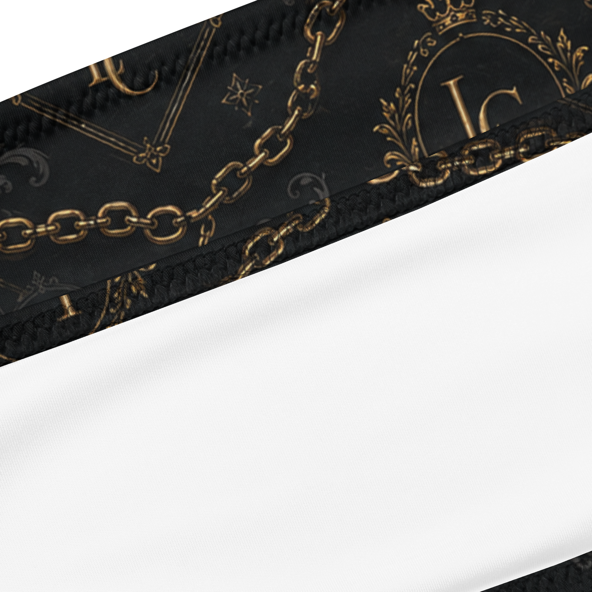 Lusso Camorra Bandeau Bikini, white, product detail view
